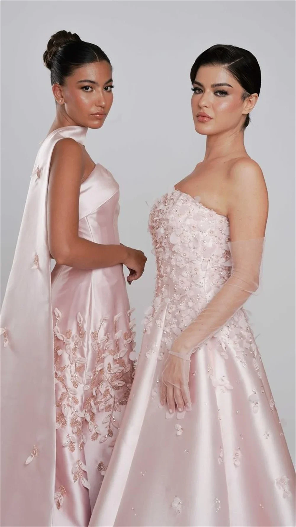 Customized Jiayigong Exquisite Sizes Available Strapless A-line Empire Floor Length Sleeveless Formal Evening Gowns فساتين حفلا