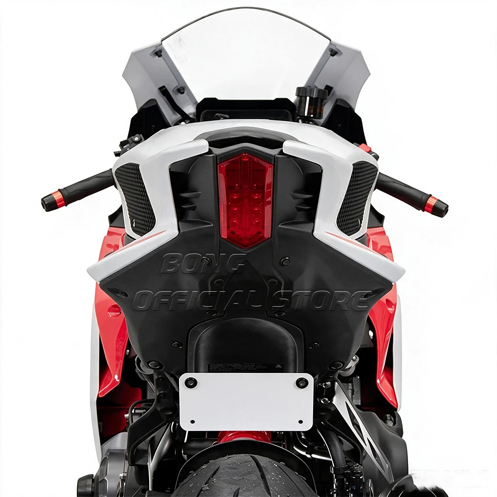 R9 License Plate Holder LOW-MOUNT FENDER ELIMINATOR BRACKET For YAMAHA FZF-R9 2025 2026 2027 Low-Position License Plate Bracket