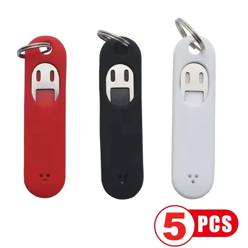 1-5pcs Anti-Lost Sim Card Eject Pin Needle With Storage Case Universal Cell Phone Steel Ejector Pin SIM Card Tray Opener Keyring