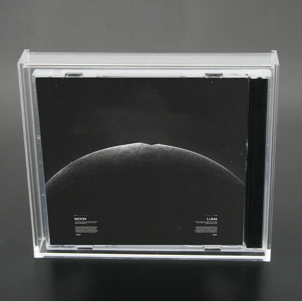 Scatola di visualizzazione da parete universale per disco CD Armadietto di stoccaggio trasparente Libri File Riviste Carte Supporto decorativo in acrilico