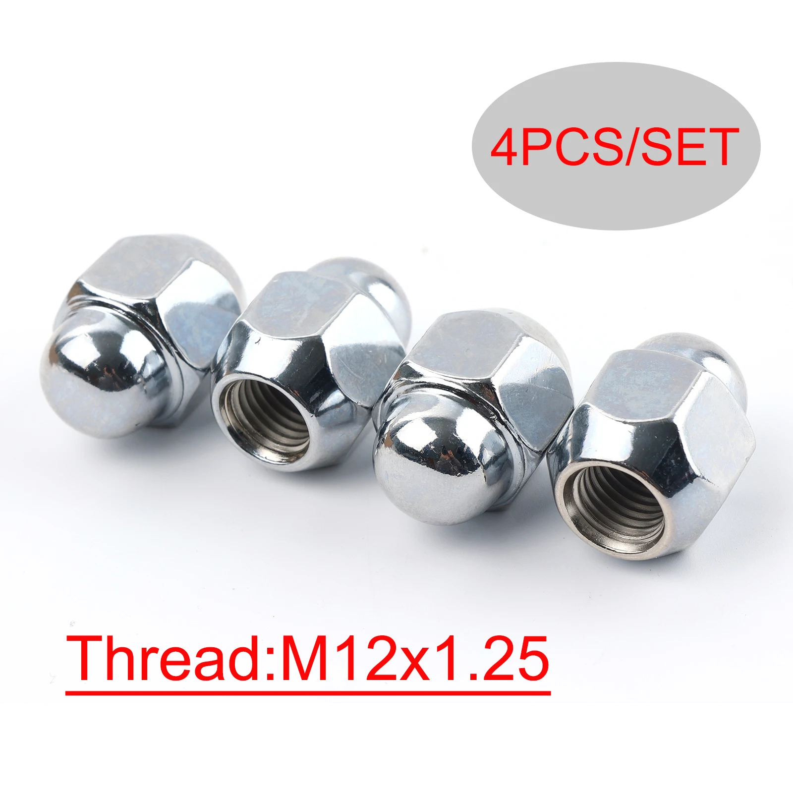 4X Car Wheel Lug Nuts Bolts Truck Accessories M12X1.25 For Infiniti Q45 QX4 QX60 Nissan Almera Elgrand Expert Fairlady GT-R Juke