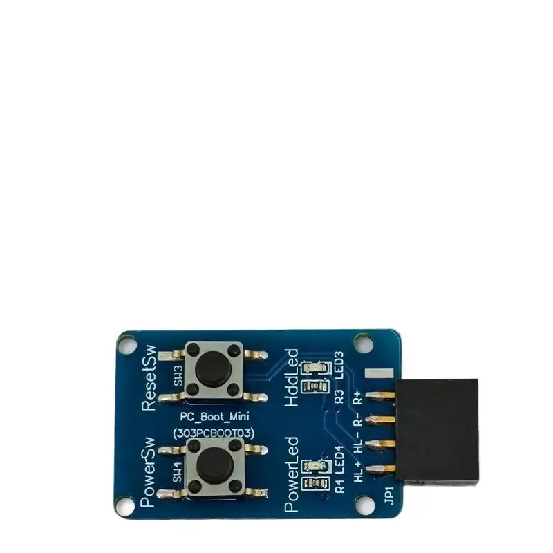 PC External Power Reset Switch 9Pin Motherboard Support HDD LED for Home Lab PC Repair DIY Assembly Work