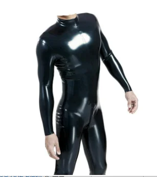 

New Latex 100% Bodysuit Gummi Catsuit Ganzanzug Halloween Fashion Cosplay Suit