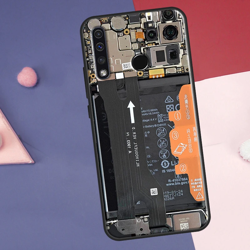 Motherboard Circuit Board Case For Huawei P30 P20 P40 P60 Pro Nova 9 5T P Smart Honor Magic 5 Lite X8 X9a 50 70 Cover