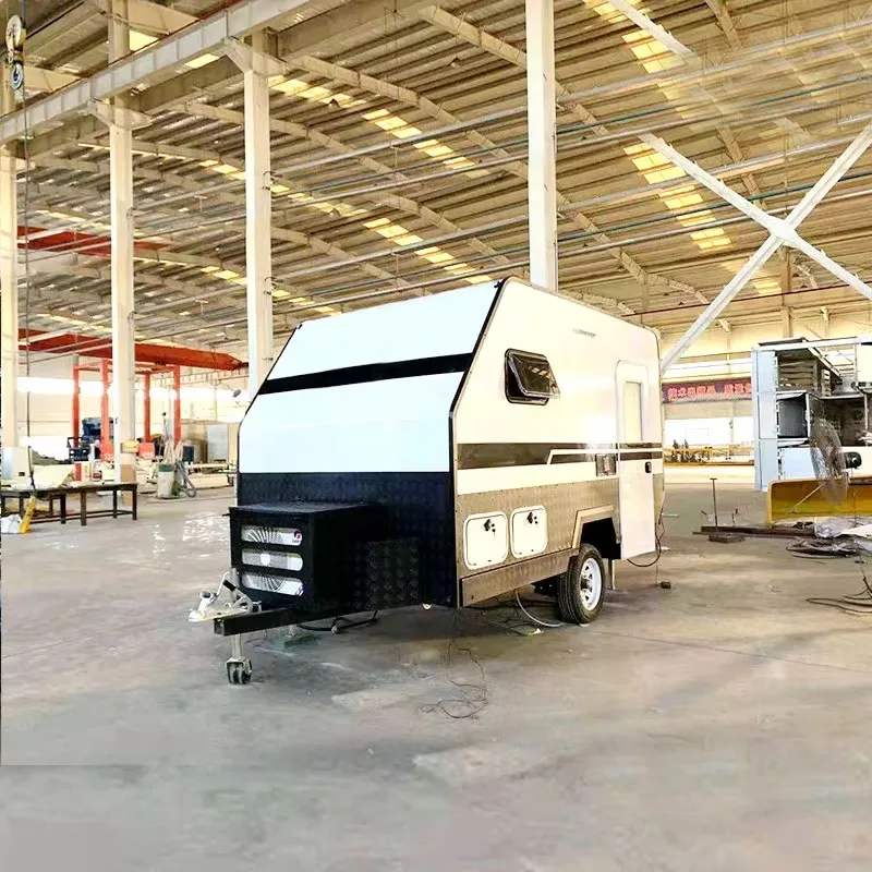 Customized 12ft 14ft 16ft Static Caravan Mobile Home Insulated Living Space for Family Camping on Tour Deal