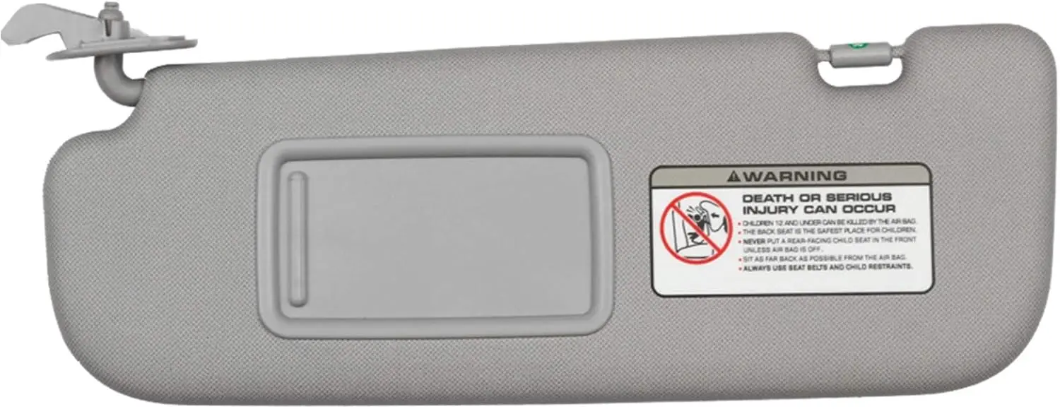 

Gray Left Driver Side Sun Visor for Hyundai Elantra 2011-2015 Replaces 852103X000TX