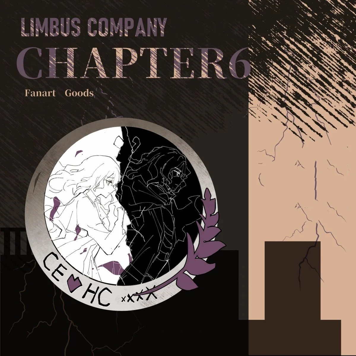 

Limbus Company Limbus Company Heathcliff двухслойный вращающийся акрил