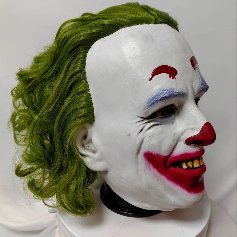 Máscaras de Halloween Joker2 Máscara Halloween Cavaleiro das Trevas Batman Joker Máscara de Látex Capuz Dia de Muert0os COSPLAY trajes de Halloween