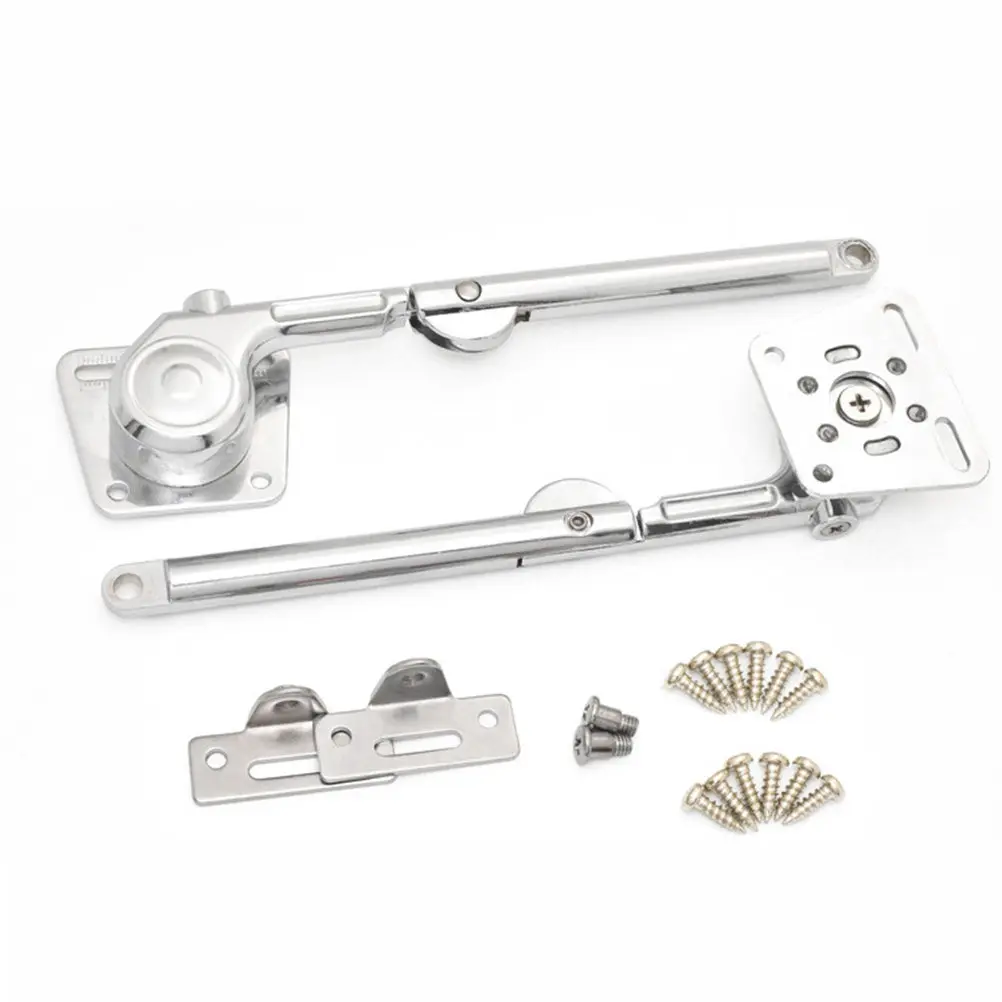 2Pcs Cabinet Support Strut Spring Shock Hydraulic Pull Rod for Furniture Door Lid Support Full-Stage Damper No Oil Leak Strong