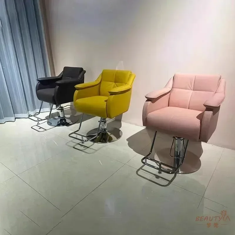 

Luxury Simple Salon Chair for Hair Stylist Barber Shop Chair Hair Salon Special Internet Celebrity Hair Cutting Chair Light