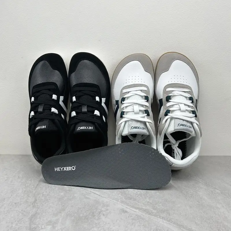 

Wide Fit 4E Genuine Leather Fitn Crehensive Training Anti-slip Squat Weightlifting Flat Bot Zero Drop Difference oes