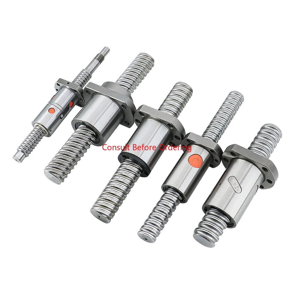

Linear Module Stepper Motor 16mm Cnc Ball Screw SCR1605 SCR1610 Milled Thread Ball Screw Shaft 1000mm With Nut