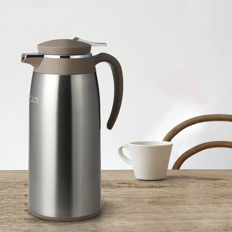 Stainless Steel Insulation Kettle Glass Inner Liner Insulation Water Bottle Outdoor Household Thermos Bottle Cold Water Storage