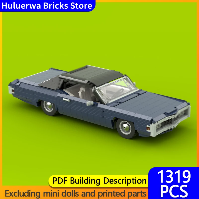

Speed Hypercar Model MOC Building Bricks Impala SS American Muscle Car Modular Technology Gifts Holiday Assemble Children Toys