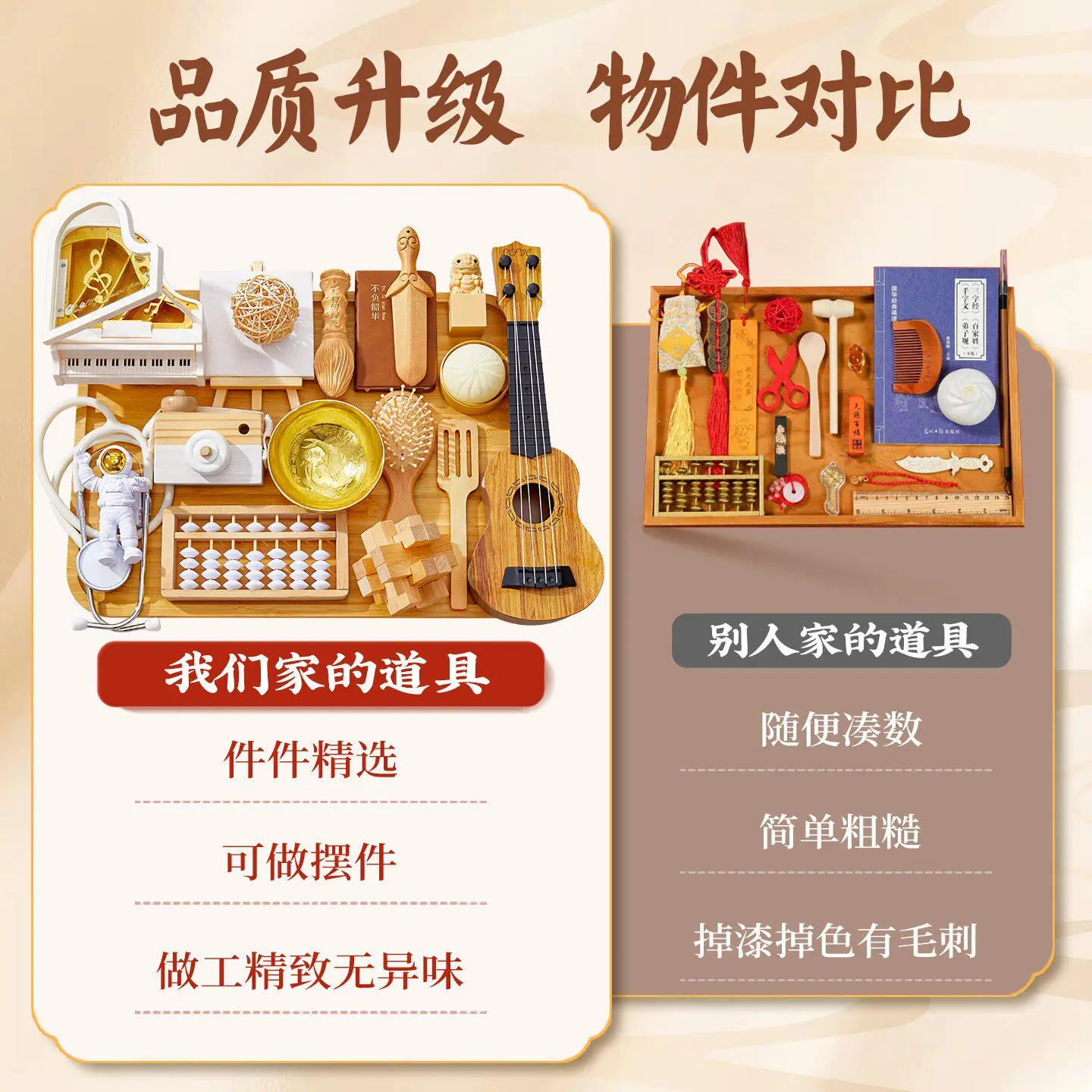 Chinese Style First Birthday Zhuazhou Prop Full Set For Baby Boys Girls Lucky Fortune Gift Soft Non Slip 100cm Round Play Mat