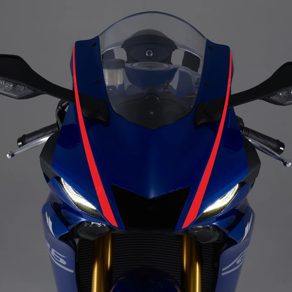 ヤマハモーターサイクルフロントプルステッカー,yzf r6 2017-2022反射ステッカー,yzf600 r6 2017 2018 2019 2020 2022