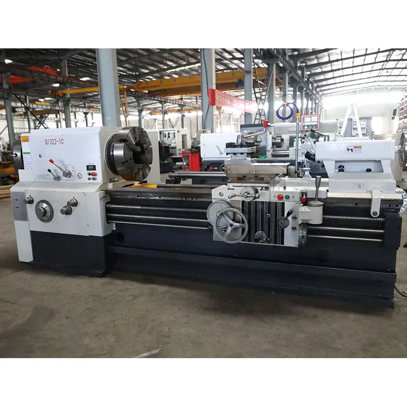 Airow Q1322 (225mm Big Spindle Bore) Pipe Threading Lathe Machine with CE protection