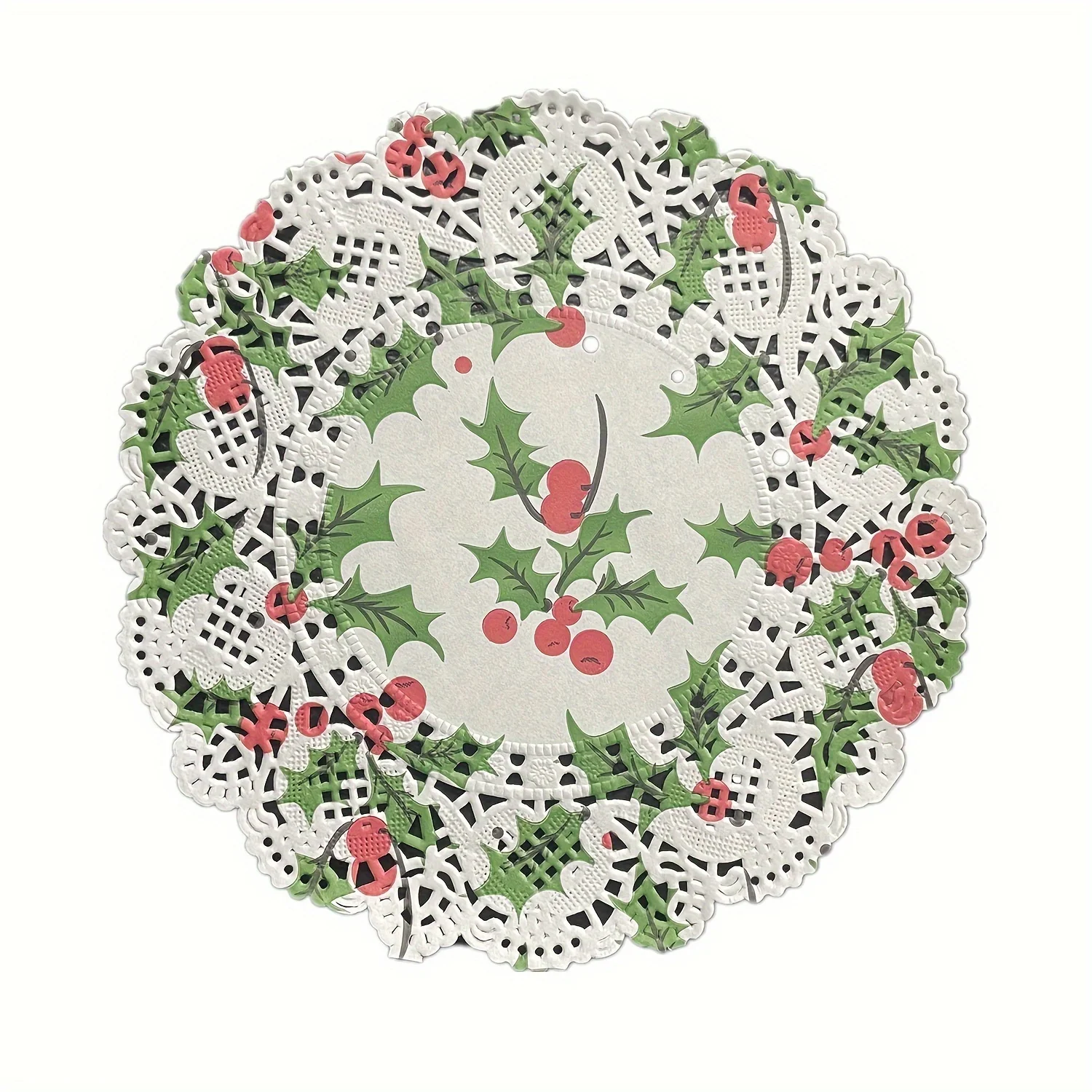 50pcs, 8/10in Paper , Disposable Paper for Food Decorative, for Table  Food Decoration,  Displa Tableware Decor Placemats