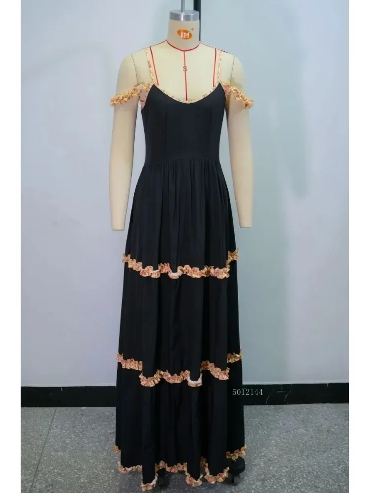 2025 Hit Color Backless Slimming Dresses for Women Square Collar Sleeveless High Waist Temperament Dress Female Fashion Style