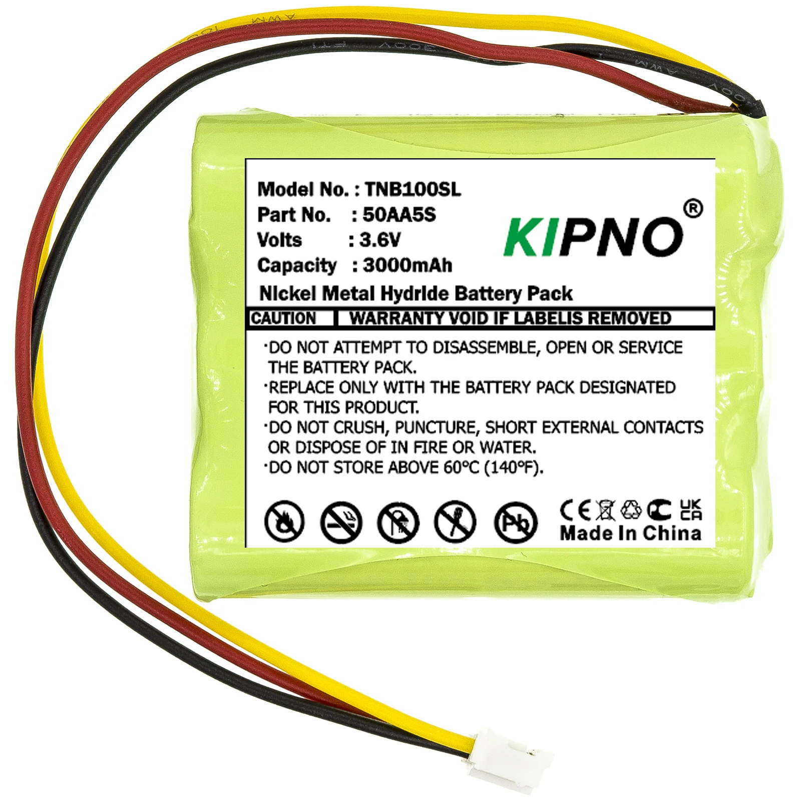 

KIPNO 3000mAh Speaker Battery 50AA5S for Toniebox Tonie Box