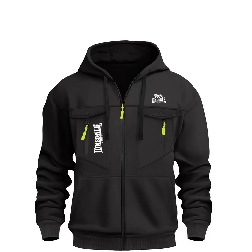 Новая осенняя мужская флисовая толстовка LONSDALE LONSDALE с пуловером, длинными рукавами, молодежным и модным воротником с капюшоном, толстовкой с Новая осенняя мужская флисовая толстовка LONSDALE LONSDALE с пуловером, длинными рукавами, молодежным и модным воротником с капюшоном, толстовкой с