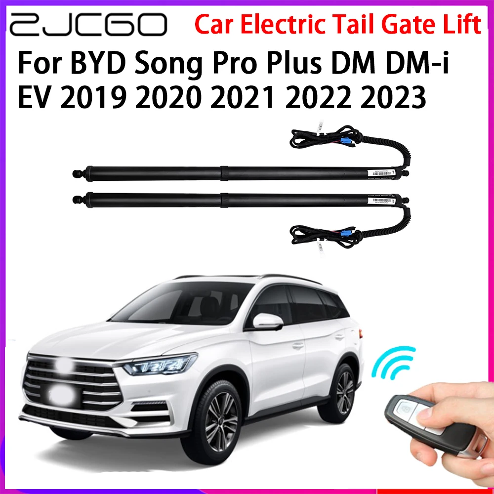 

ZJCGO Car Automatic Tailgate Lifters Electric Tail Gate Lift Assisting System for BYD Song Pro Plus DM DM-i EV 2019~2023