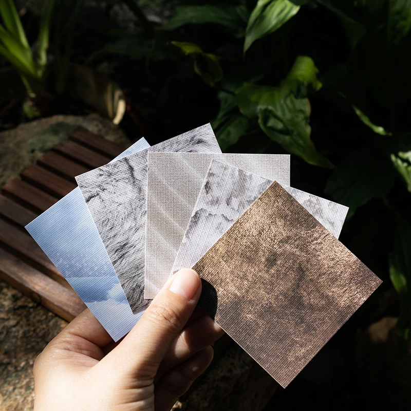 6 bungkus/LOT Seri memo pad kertas segar dekoratif dengan tekstur lembut