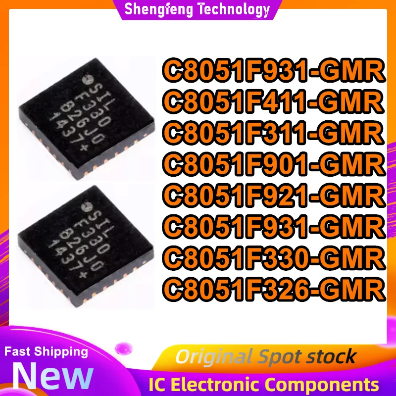 

5 шт. C8051F931-GMR C8051F411-GMR C8051F311-GMR C8051F901-GMR C8051F921-GMR C8051F931-GMR C8051F330-GMR C8051F326-GMR QFN28 новый