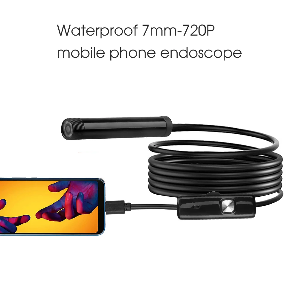 

7MM Mini Endoscope Camera For Cars Usb Endoscopic Inspection Camera For Phone Mobile Smartphone Car Endoscope