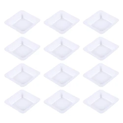 50pcs 7/100ml Plastic Weighing Plate Anti-Static Weighing Boat Disposable Weighing Dish Tray Laboratory Supplies