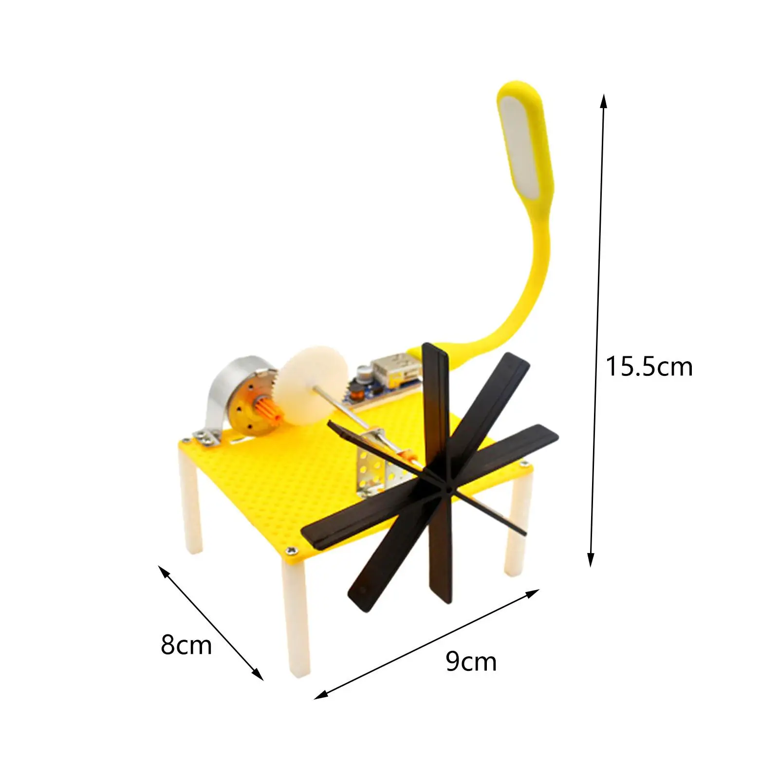 DIY Scientific Experiment Kits DIY Project Hydroelectric Generate Electricity Model for Girls Boys Children Ages 4+ Teens Gift