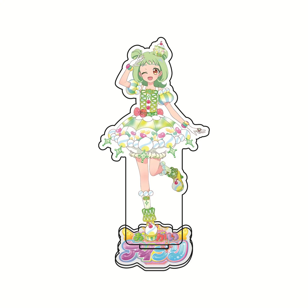 Game Himitsu no AiPri 15&10cm Acrylic Stand Double-sided Interlayer Clear HD Printed Tabletop Decoration Exquisite Keychains
