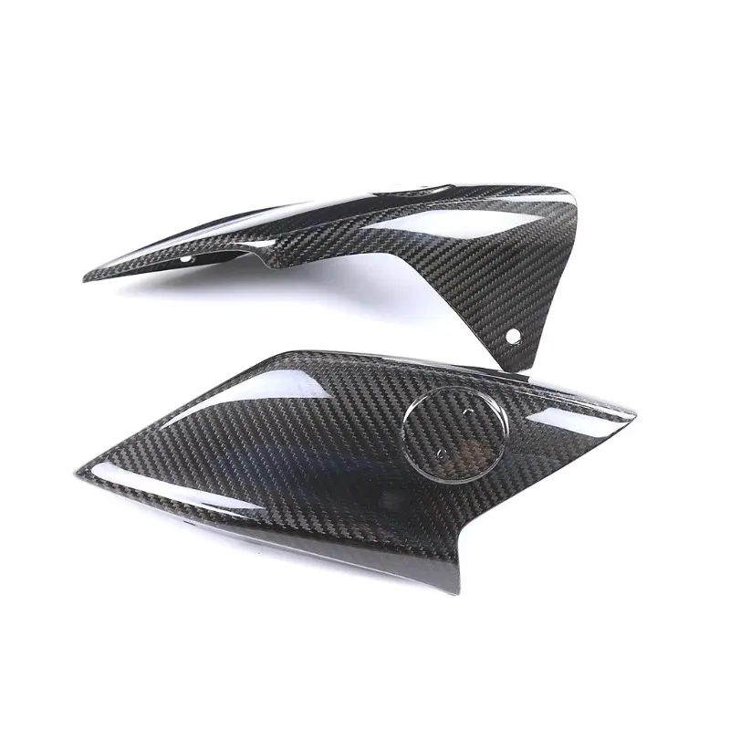 High Quality Real Carbon Fiber Air Intake Cover and Fuel Tank Side Panel Motorcycle Fairing Modification Parts for  MT09