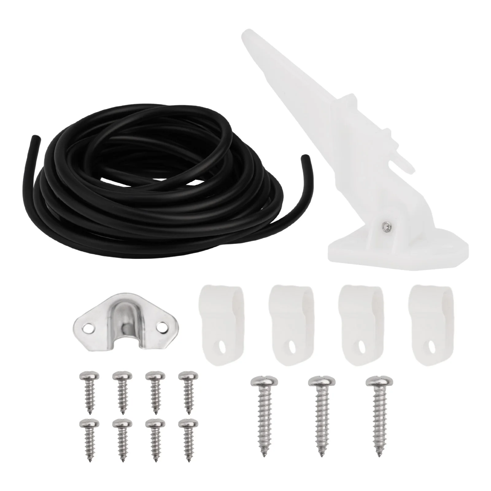 Yacht Flow Meter Marine Part Use White 80 MPH Boat Speedometer 600cm PVC Tube .Kit.Fitment Convenient High Quality