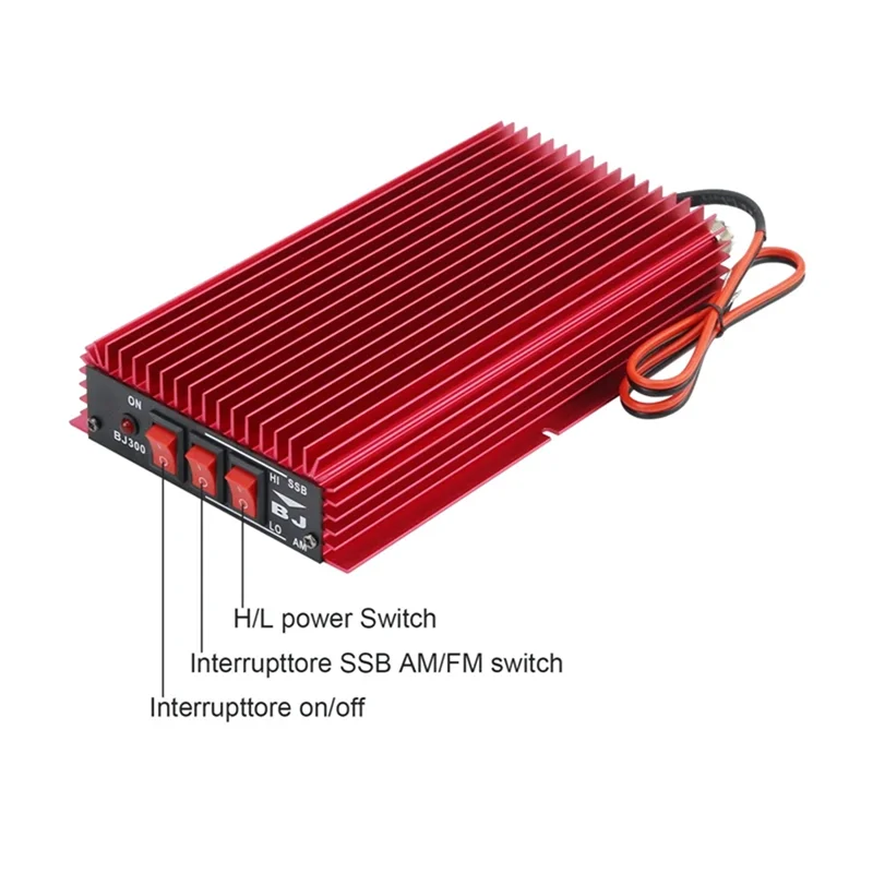 -FDDT FM AM SSB Walkie Talkie Mini Long Range Power Amplifier For 3-30Mhz 100W FM 120W AM 150W