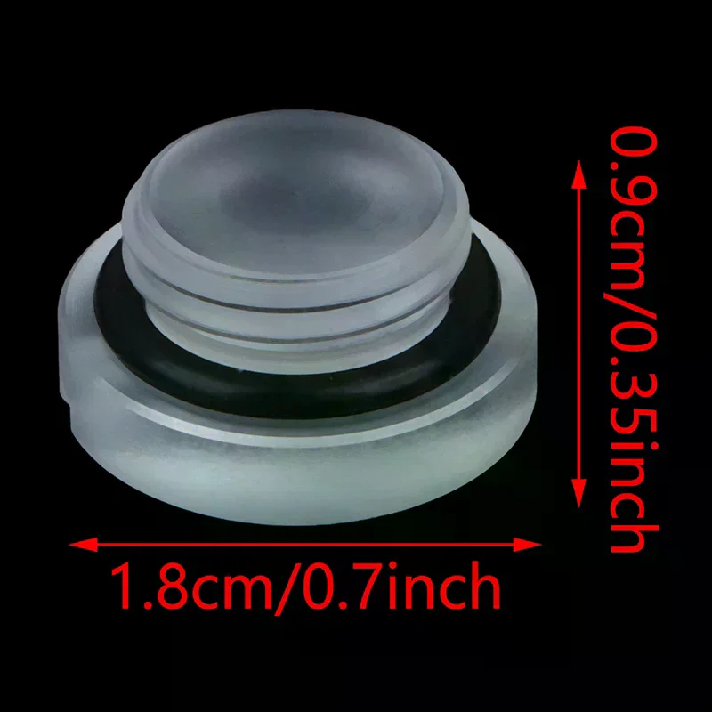 2pcs Frosted G1/4 Water Plug Matte Acrylic Water Stop Lock Seal Button Hand Twisting Water Cooling Fitting