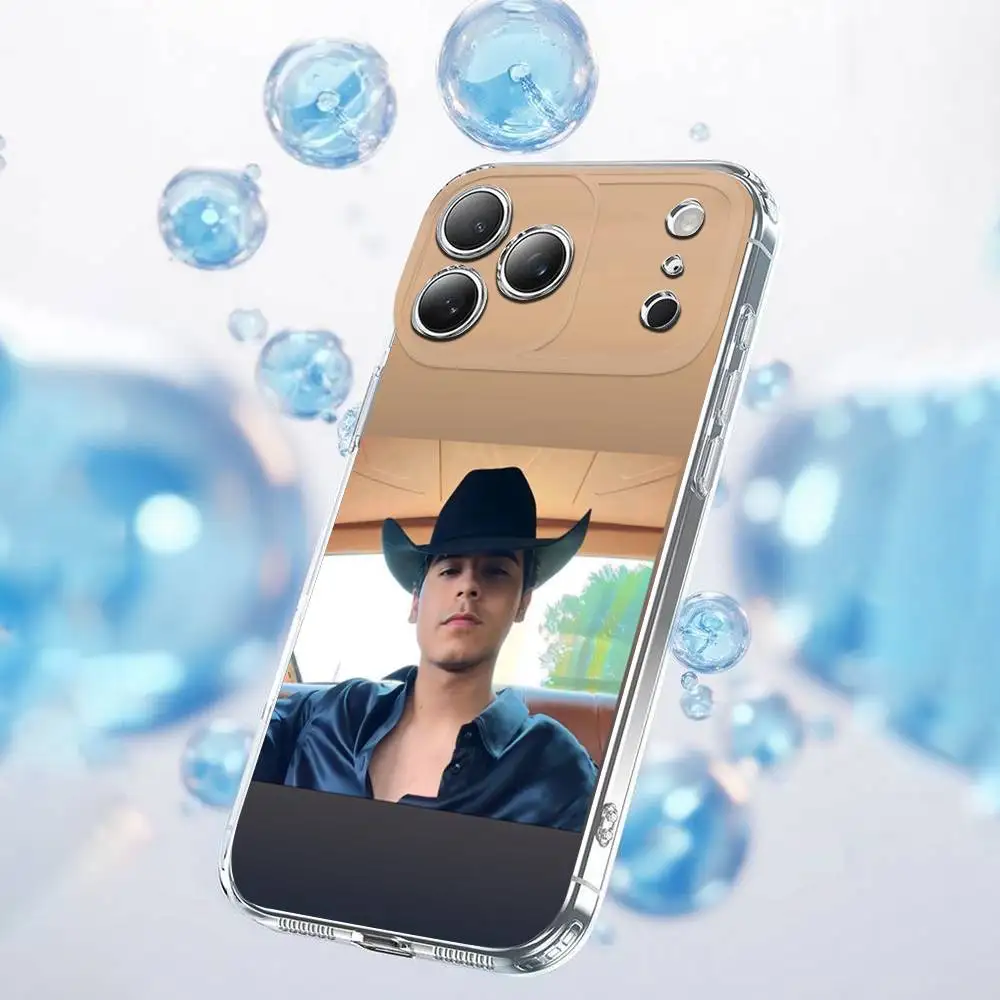 Funda de teléfono Rapper I-Ivan Cornejo para iPhone 17,16,15,14,13,12,11 Plus,Pro,Max,Plus,E,SE4,Air,Mini transparente