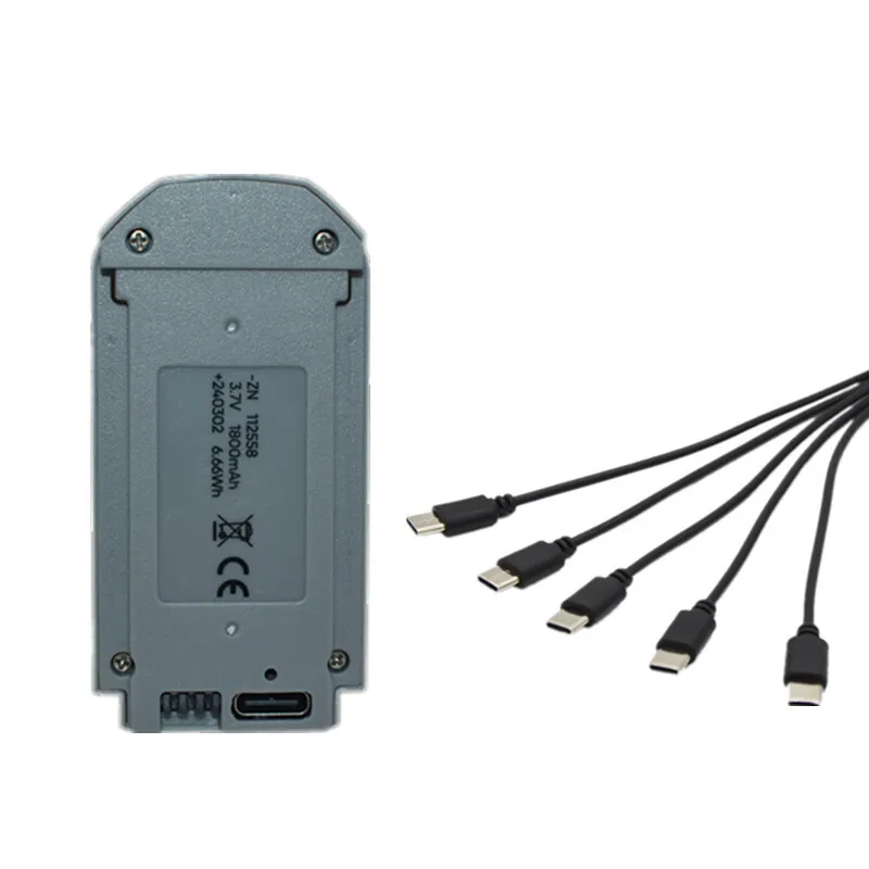 GT3 RC Drone ﻿Original Battery 3.7V 1800mAh For V66 Mini Drone Parts V66 CZ06 D16 Quadcopter Battery/Charger Suits Accessories
