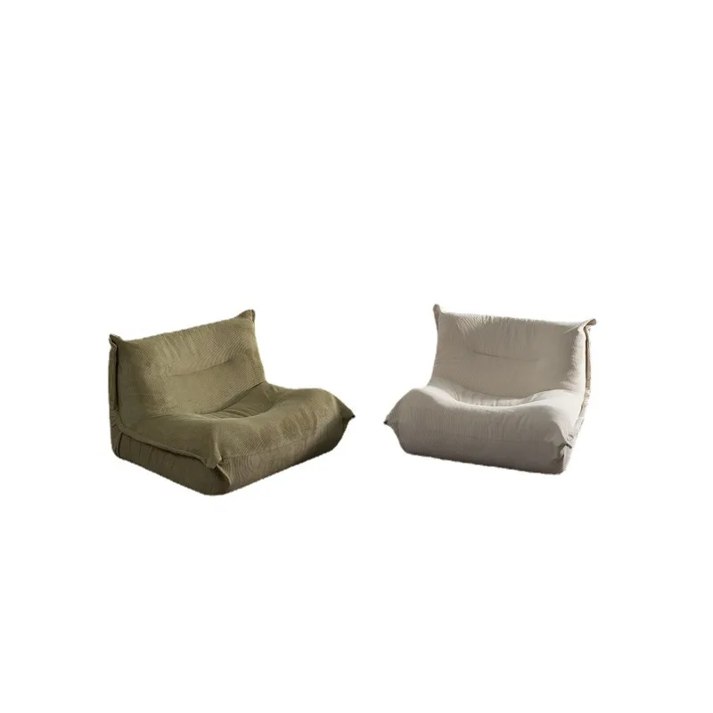 

Single zongzi recliner, caterpillar lazy fabric sofa balcony reading chair