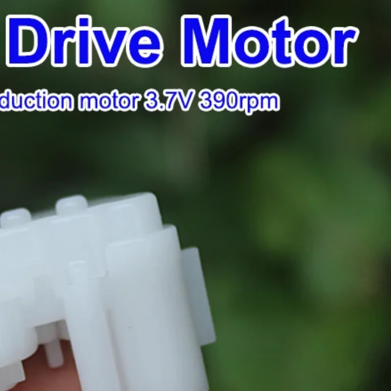 Mini 614 Coreless Gear Motor DC 3.7V 390RPM Dual Shaft Micro Coreless Gearbox Reducer Motor DIY Hobby Toy Car