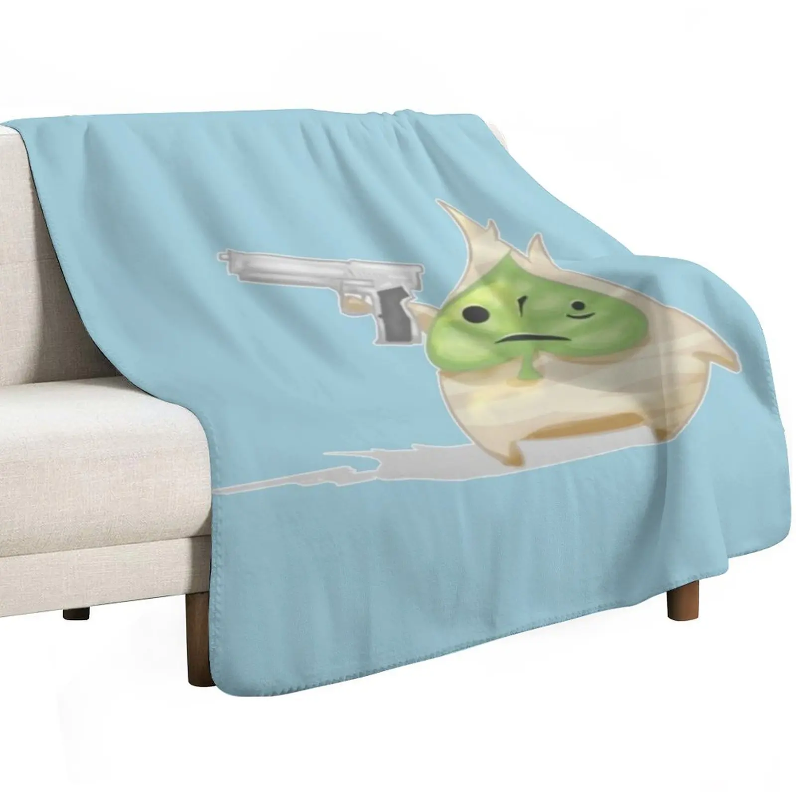 Korok Gun Throw Blanket Thermal Fashion Sofas valentine gift ideas Luxury St Furry Weighted Blankets