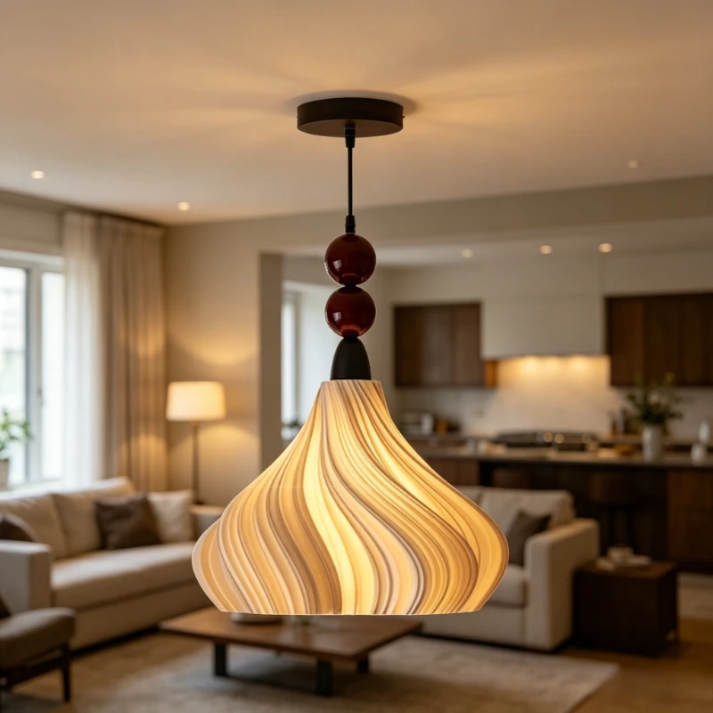 French Modern Pleated Skirt Pendant Lights Dining Room Decor Chandelier Bedroom Warm Romantic Atmosphere Hanging Lamps Led 2026