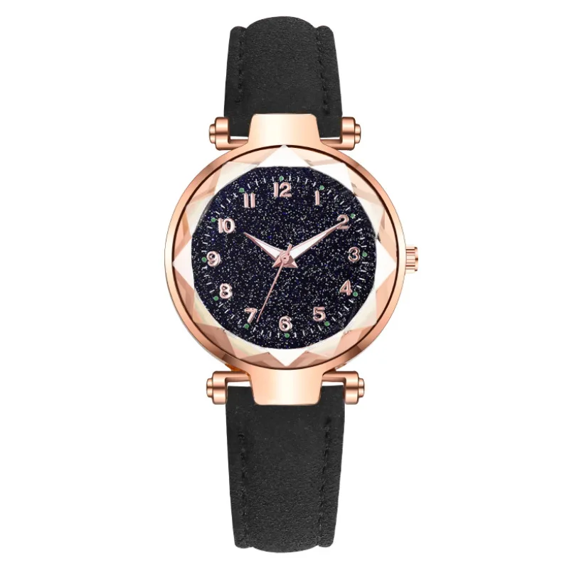 Fashion Starry Sky Women's Watch Women's Watch Student Digital Belt