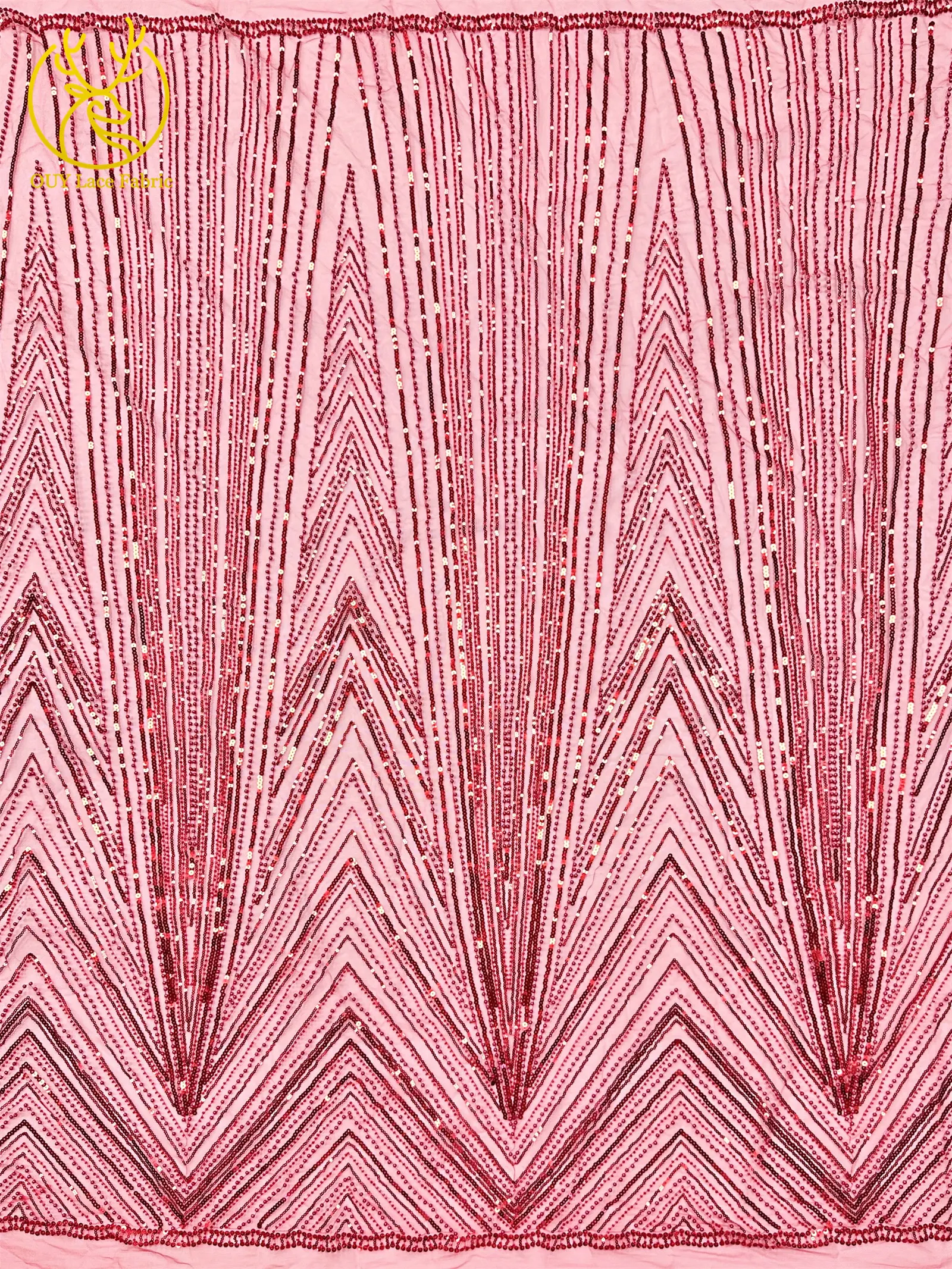 الأحمر حفلة الزفاف الزفاف العنقودية الفرعية الأفريقية مطرز شبكة نسيج الدانتيل 2025 جودة عالية الفرنسية الترتر تول أقمشة الدانتيل مخيط 5Y