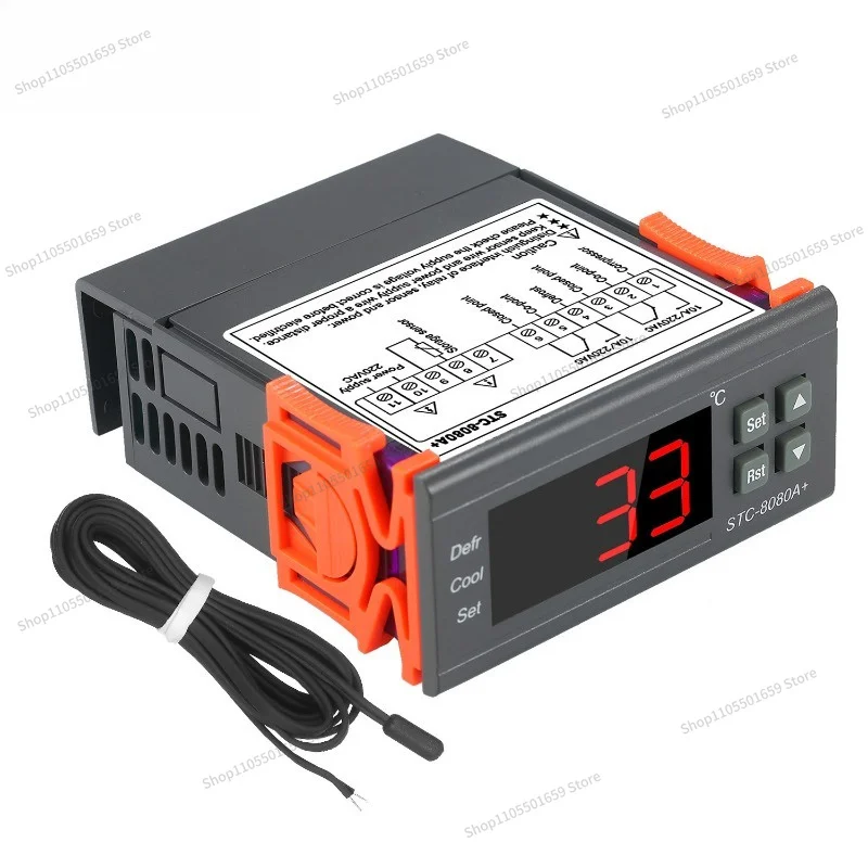 For STC-8080A + refrigeration automatic timing defrosting intelligent temperature controller