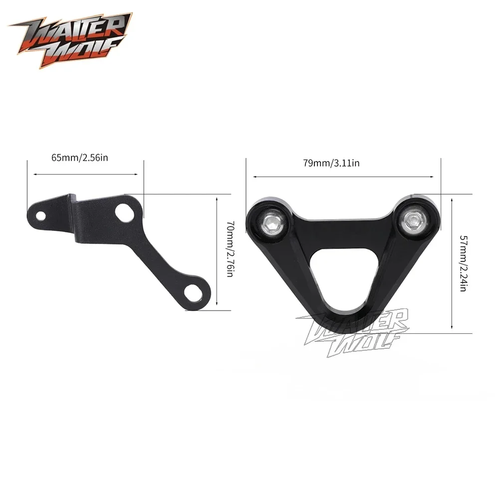 MT-10 MT-09 Passenger Footrest Footpeg Blanking Plate Support For YAMAHA Tracer 900 /GT MT09 MT10 XSR 900 FZ/FJ/MT 09 10 /SP - Image 3