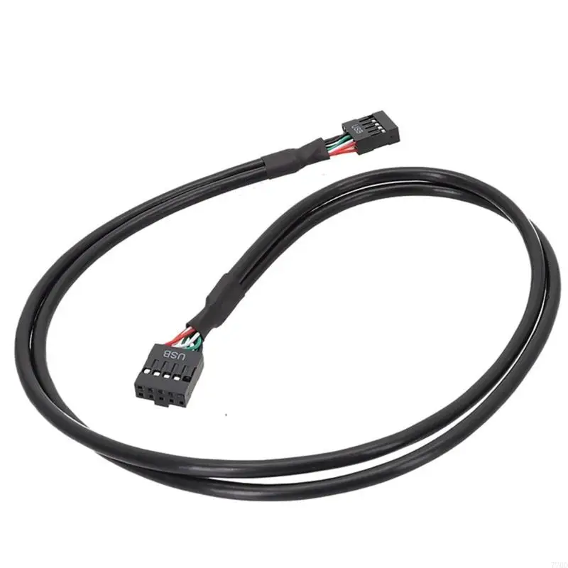 Cable 770D Manboard USB 9pin Femenino Femenino USB2.0 Cable USB aislado doble cadena doble cola blanca blanca