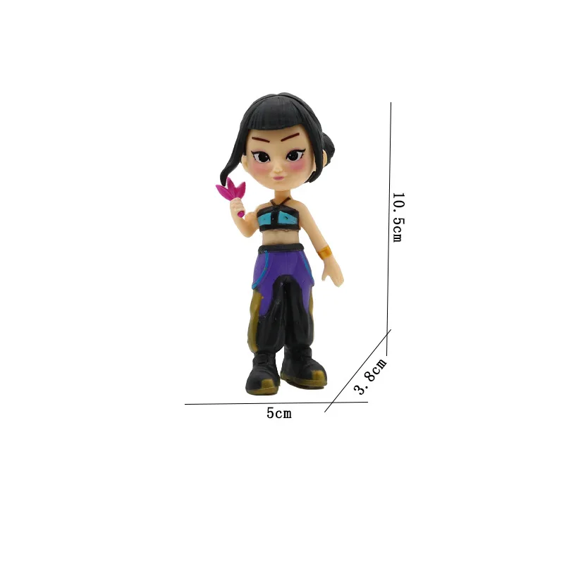 K Pop Demoned Hunters Rumi Mira Zoey Tiger Christmas Countdown Advent Calendar Gift 24 Days Plastic PVC Doll Collector's Figure