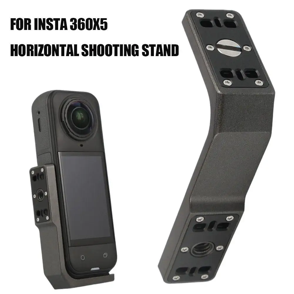 Magnetic L-shaped Bracket for Insta360 X5 X4 X3 Horizontal-vertical Quick-release Mount for Insta360 Accessories 1/4 Interface