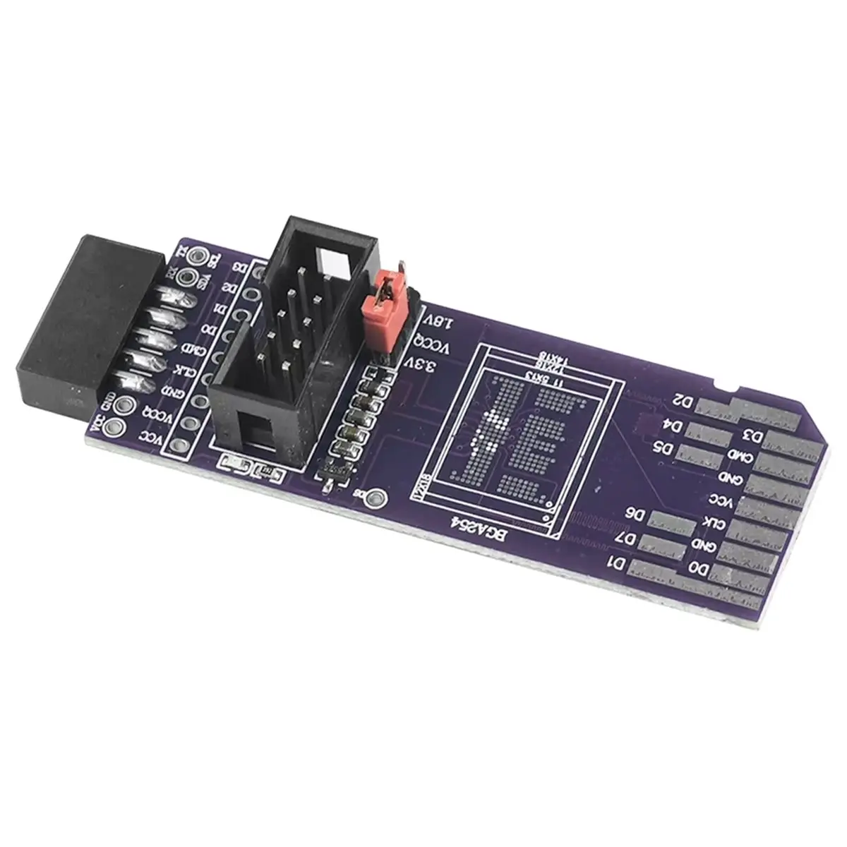 Promotion BGA254 SD-EMMC 8bit 1.8V RT809H-ISP Simple Reading and Writing Board for EMMC NAND Flash in-Circuit Programming